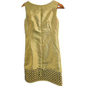 VTG Shannon Rogers for Jerry Silverman Lime Green Shift Dress See Description